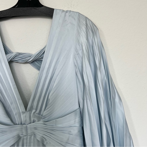 Acler Palms Dress in Sky Blue - Picture 8 of 16